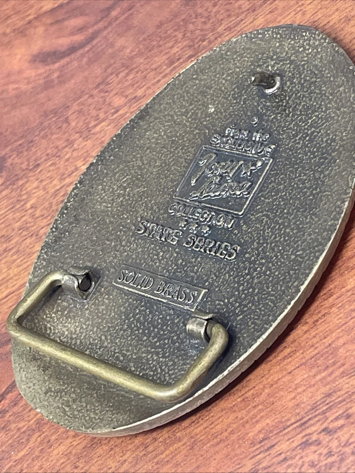 Great Seal Of The State Of California Tony Lama Brass Belt Buckle Vintage - Image 4 of 4