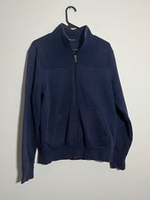 Michael Kors Navy Blue Zip Up Jacket Sweatshirt Size Medium