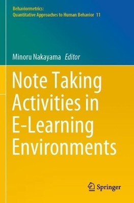 Note Taking Activities in E-Learning Environments - 9789811661068