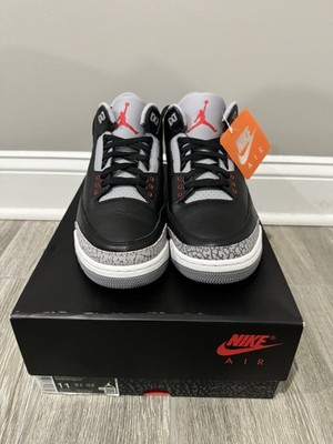 Air Jordan 3 Black Cement Size 11 DS ; SHIPS ASAP