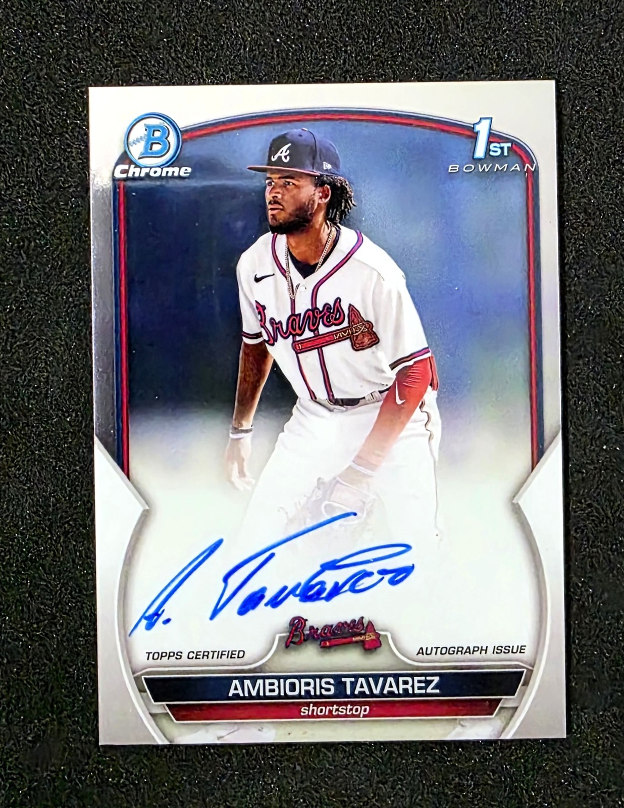 2023 Bowman #CPA-AT Ambioris Tavarez 1st Chrome Prospects Autographs