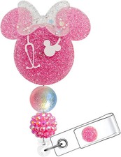 Nurse Badge Reel, Cute Badge Holder Retractable with ID Clip for Nurse Accessori