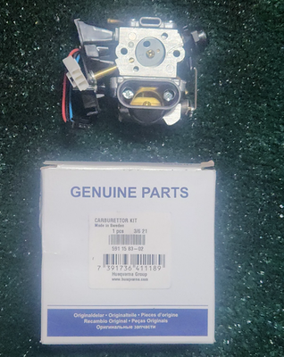 #ad OEM HUSQVARNA USA 591158302 CHAINSAW CARBURETOR KIT 565XP 591158304 JONSERED $99.99