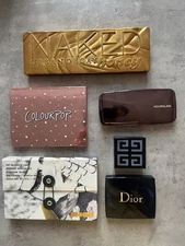 Pat McGrath Dior Hourglass Givenchy Colourpop Urban Decay Eyeshadow Palette Lots
