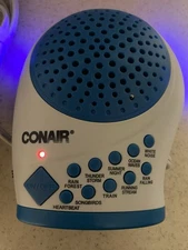 Conair Sound Therapy Sleep Machine SU-12 With Light 10 Sounds Soothing Sounds