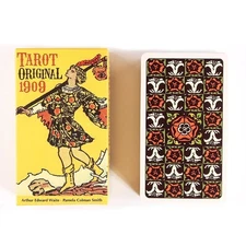 Classic 1909 Tarot Deck 78 Card | Original English Version PDF Guidebook