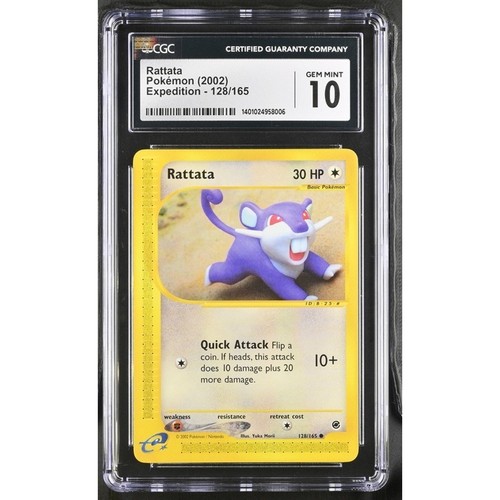 Rattata graded CGC 10 for sale on eBay