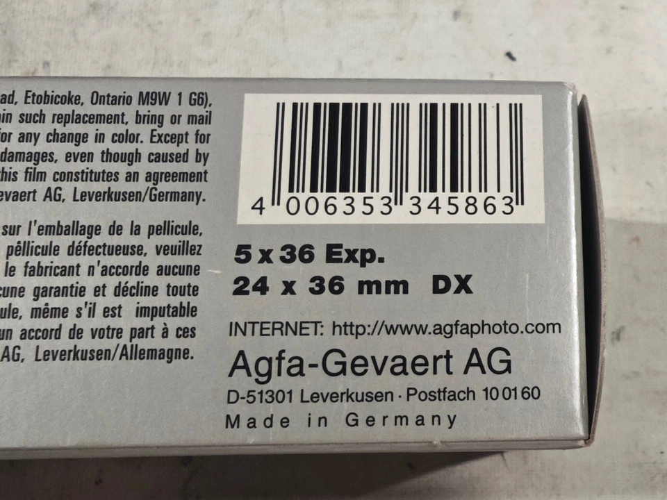 4 Stück Agfa Scala 200X Professional Schwarz Weiß KB Film 36 Bilder ISO200/24° - Bild 2 von 4