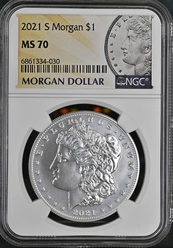 2021-S $1 Morgan Silver Dollar NGC MS70 FREE SHIPPING