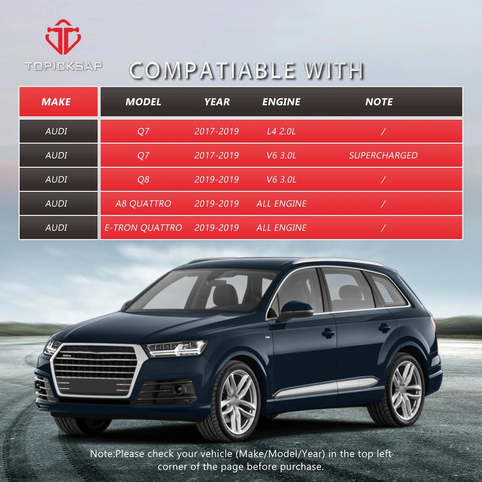 Conjunto de 4 brazos de control y rótula para Audi Q7 Q8 A8 Quattro E-Tron Quattro Foto 2 de 4