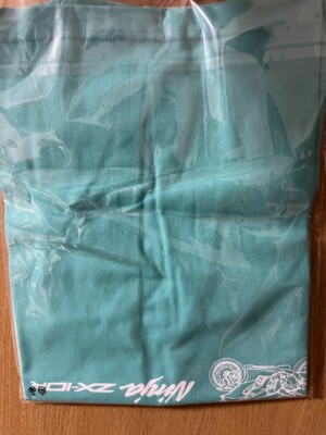Kawasaki T-Shirt Ninja ZX-10R Green Size L Japan Limited Kawasaki T-Shirt Ninja ZX-10R Green Size L Japan Limited
