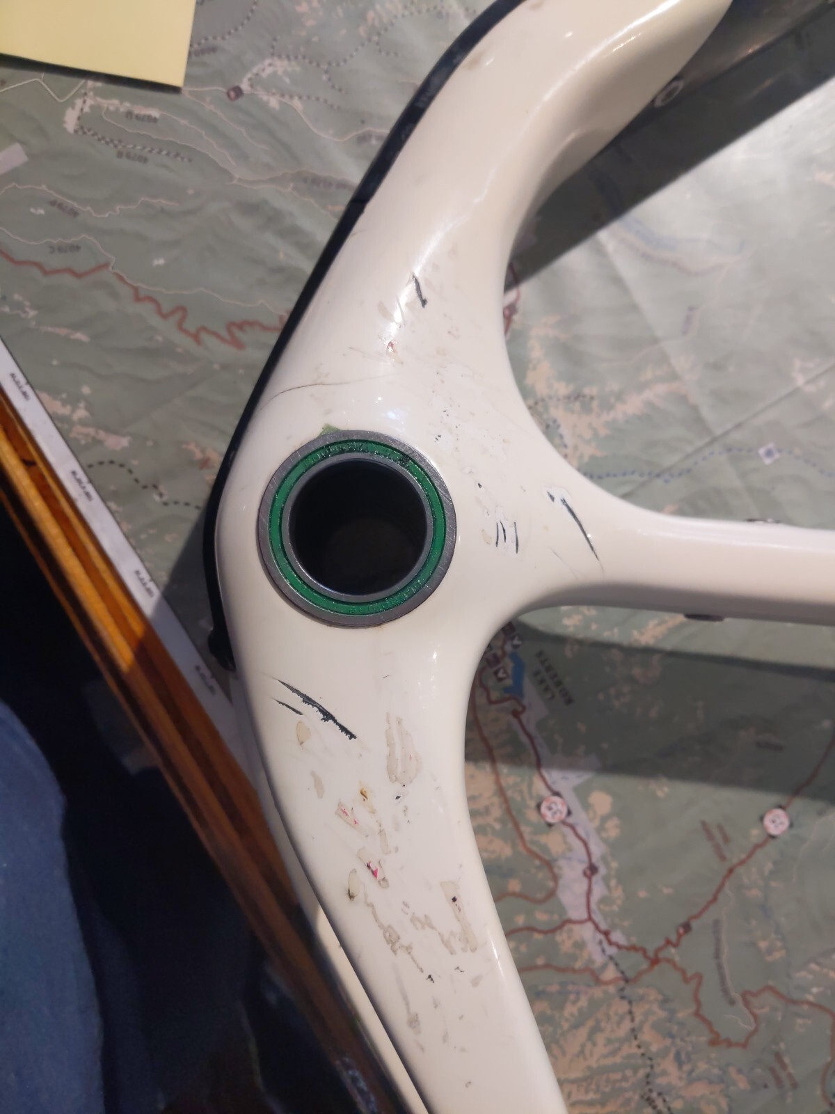 Used Salsa Cutthroat offwhite carbon gravel frame eBay