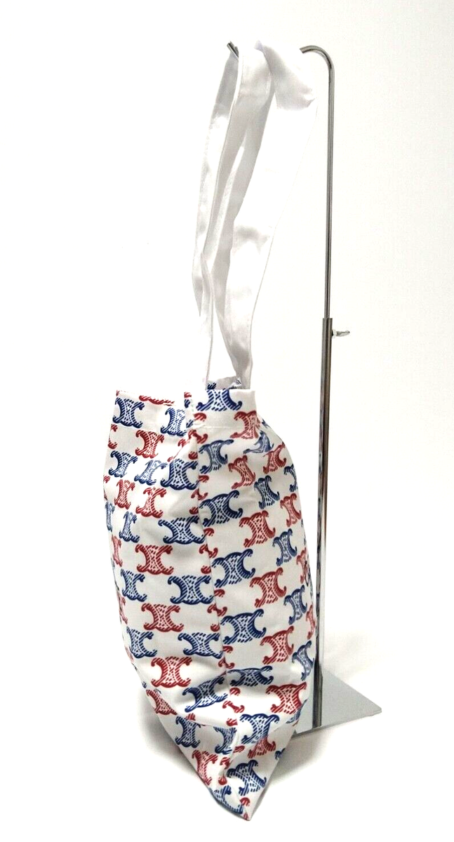 Celine Tote bag Red Blue White Triomphe Novelty gift for