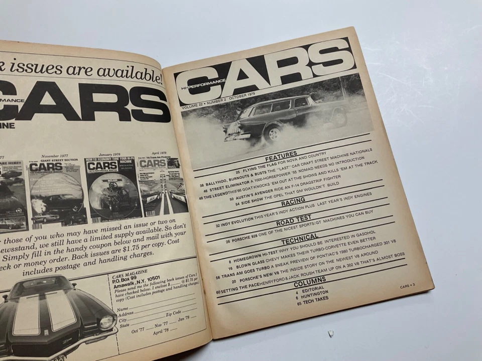 Cars 1979 Super Chevy 1981 Road & Track 1982 1995 Vintage Variety Car  Magazines - Image 4 of 4