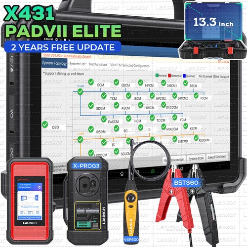 LAUNCH X431 PAD VII ELITE PAD 7 PRO Diagnostic Scanner Key Programming Coding - Bild 44 von 45