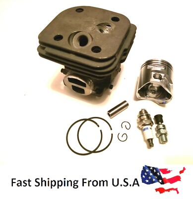 50MM CYLINDER PISTON KIT FOR HUSQVARNA 365 X-Torq 372 XTorq with valve US Seller