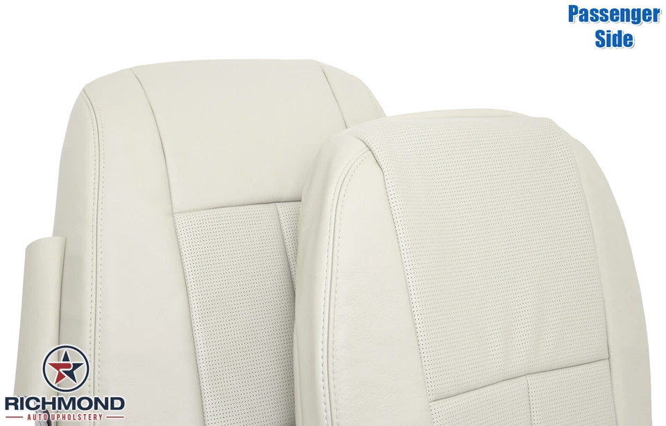 Lincoln Zephyr 2006-Cubiertas de asiento de cuero de repuesto completas del lado del pasajero tostado Foto 4 de 4