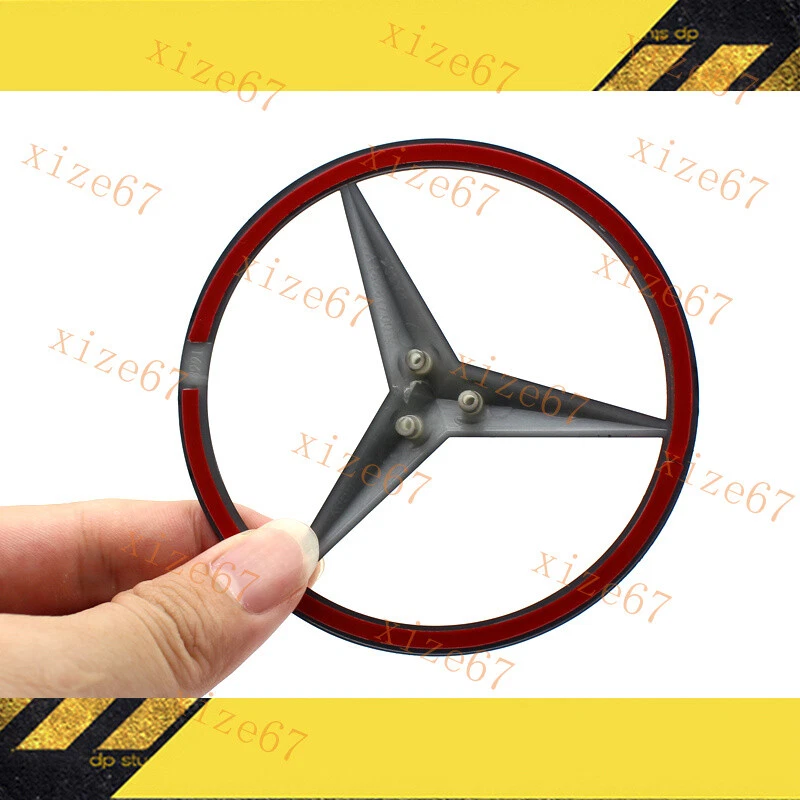 Insignia emblema estrella tapa maletero trasero negro brillante para Clase S W222 A222 817 00 16 Foto 4 de 4