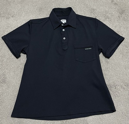Dolce Gabbana Designer Black Stretch Polo Shirt Women’s Size L Soft Touch - Picture 7 of 16