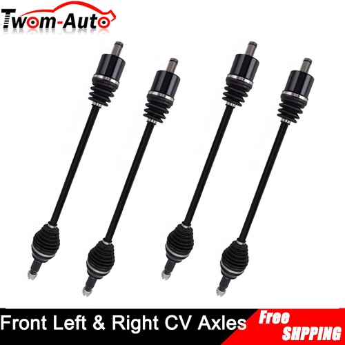 4PCS UTV Front CV Joint Axle Shaft For Polaris RZR XP Turbo EPS S 15-20 XP 1000 - Picture 1 of 9