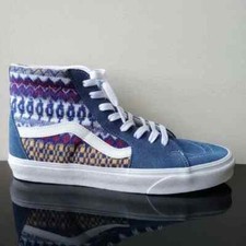 Size 13 - VANS Sk8-Hi Fair Isle Blue/Multicolor for sale  display picture 1