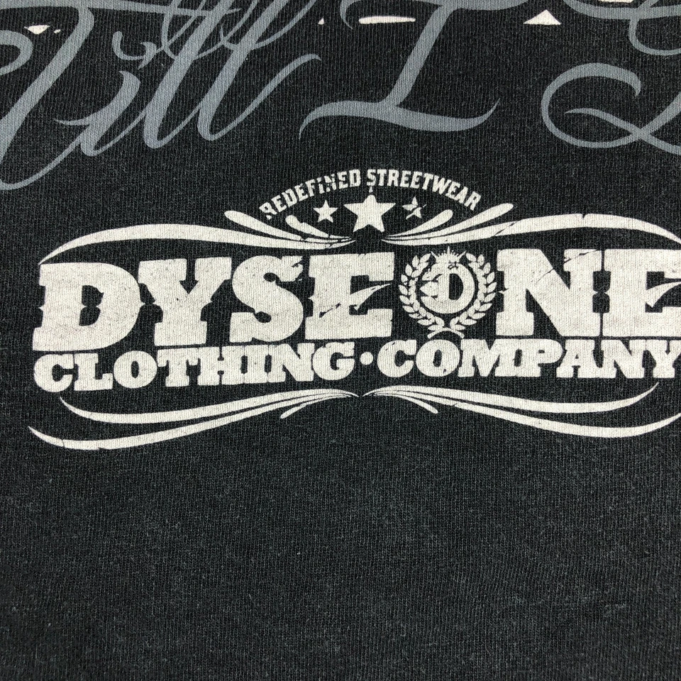 Camisa Dyse One Para Hombre Extra Extra Extra Grande Negra West Side Till I Die Graffiti Foto 2 de 4