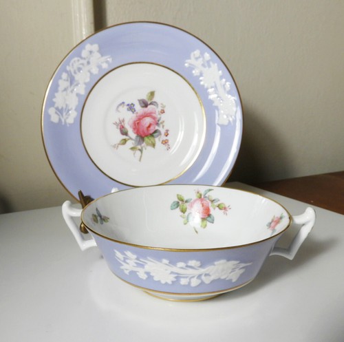Spode MARITIME ROSE R4118 Cream Soup & Saucer(s) Exc! - Picture 2 of 2