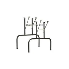 Folding Black Metal Table Legs 29 Tall x 24 inches Wide (Pkg./2)