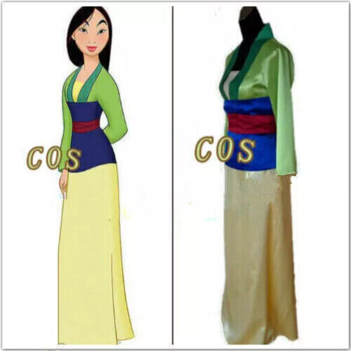¡Alta calidad! Vestido de fiesta elegante de princesa de película Hua Mulan Halloween Juegos con disfraces - Imagen 2 de 4