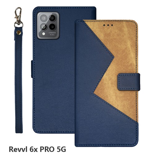T-Mobile Revvl 6X Pro Flip Case Shockproof Leather Wallet Phone Case Stand Cover - Picture 35 of 77