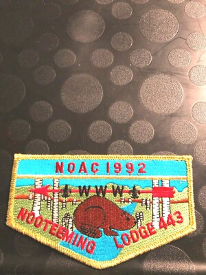 OA NOOTEEMING LODGE 443 S9 1992 NOAC FLAP