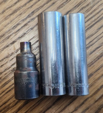 Lot (3) MATCO Sockets for Ratchet Tool 7/16, ...