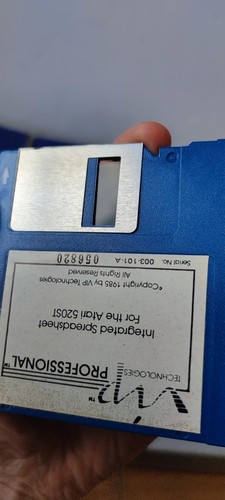 Atari ST VIP Technologies Professional Integrated Spreadsheet with Disk & Manual - Afbeelding 6 van 15