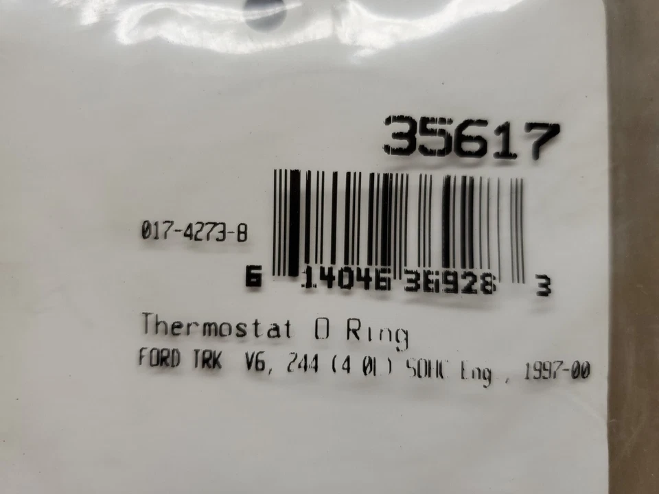 Sello de carcasa de termostato de refrigerante Fel-Pro 35617 para Ford 4.0 Sohc Foto 2 de 2
