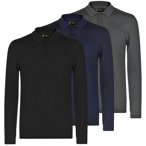 ISLAND GREEN SUPERWEICHER HERREN FEINSTRICK KNOPFAUSSCHNITT GOLF PULLOVER @ 50 % RABATT UVP - Bild 1 von 5