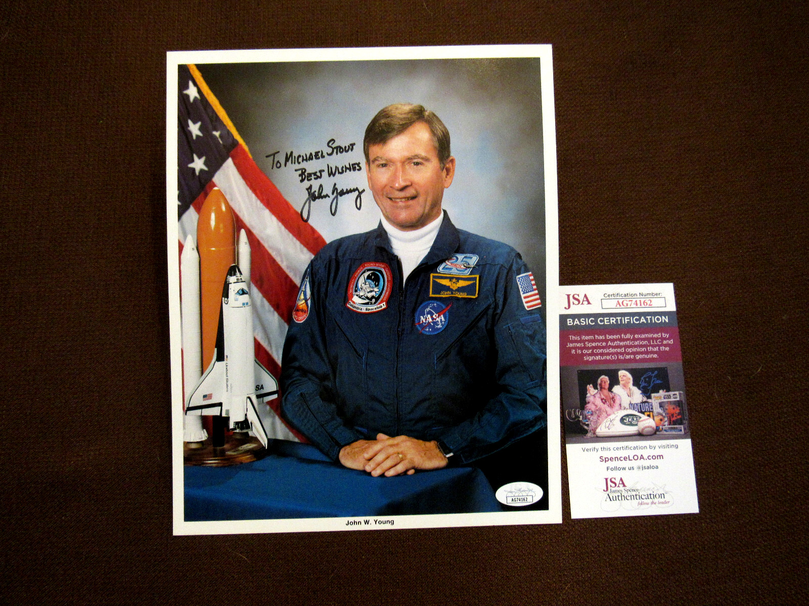 ASTRONAUT JOHN YOUNG SIGNED, image size:1600x1200