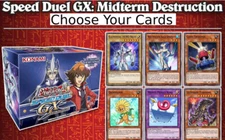 CHOOSE YOUR CARDS-  Speed Duel GX: Midterm Destruction SGX4 Yugioh TCG