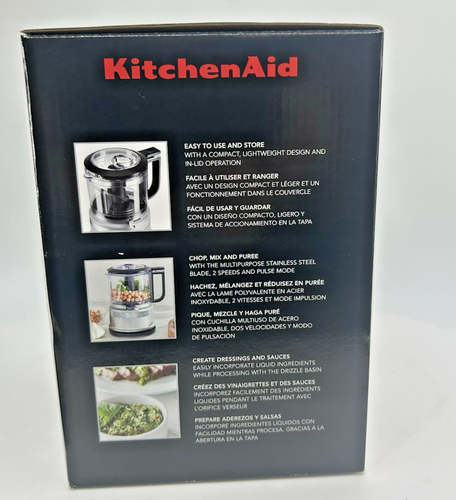 KitchenAid 3.5 Cup Food Chopper Food Processors Matte Black KFC0516BM - Picture 7 of 10