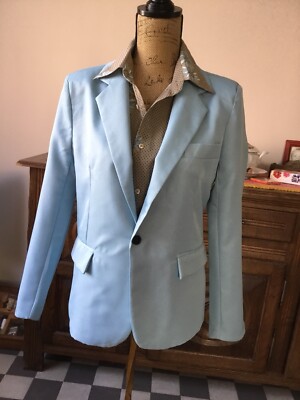 Veste Tailleur Femme - Taille M - Bleu Ciel - Polyester/coton/spandex - Neuf Sans étiquette