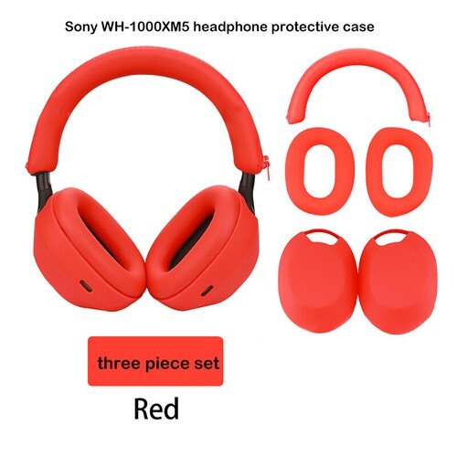 2 In1 Cases For Sony WH-1000XM5 Earphone Case Anti-Scratch Silicone Protector - Bild 9 von 17