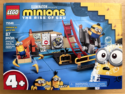 LEGO MINIONS 75546 Minions in Gru's Lab NISB New Sealed otto kevin  minifigure