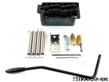 *NEW Wilkinson 2 Point TREMOLO for Fender Stratocaster Steel + Black WV2-SB-BK