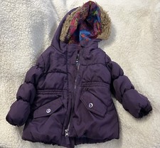 Giacca invernale con cappuccio Rothschild viola per bambina, taglia 18 mesi