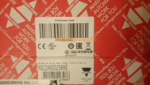 1PCS CARLO GAVAZZI Solid State Relay RGC2A60D25KKE - Picture 3 of 6