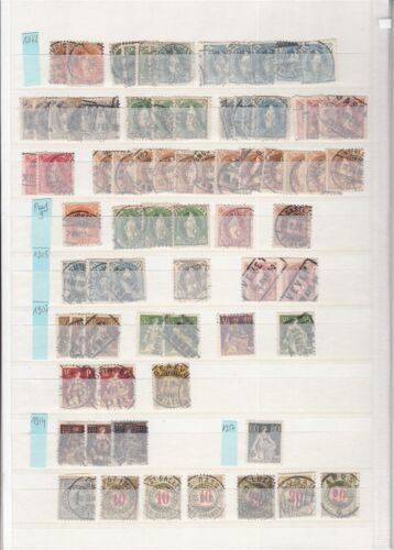 SWITZERLAND early used stamps - strong values (CV $4000+ EUR3700) - Picture 2 of 2