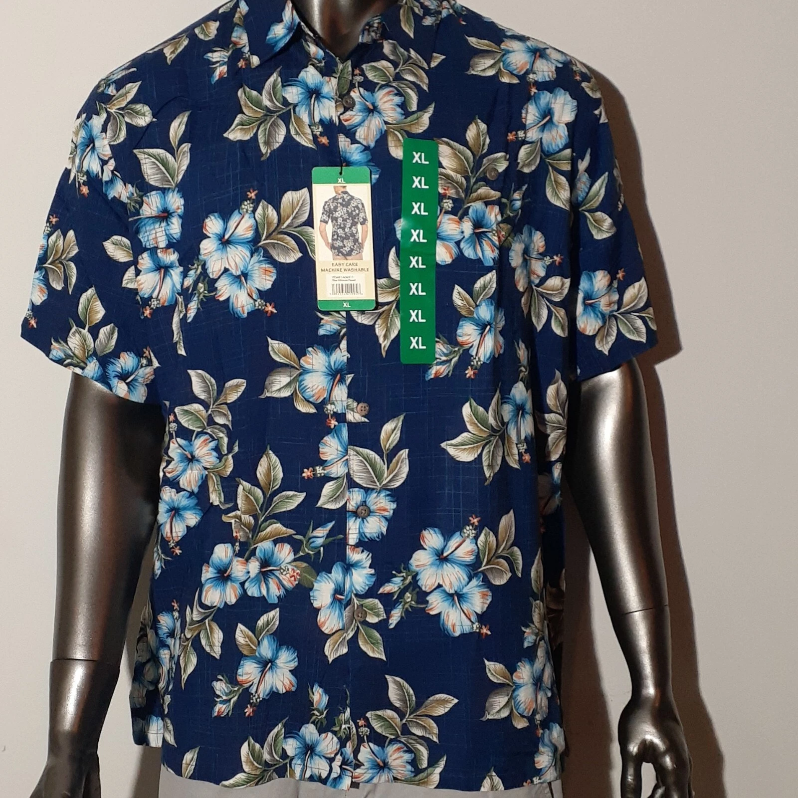 NWT Burma Bibas Short Sleeve Hawaiian Shirt - XL