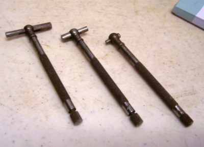 (3) Vintage Lufkin Rule Telescoping Gages Machinist Tools USA