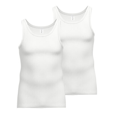 2er 4er 6er Pack Ammann Herren Shirt Untershirt GOTS Unterhemd Doppelripp