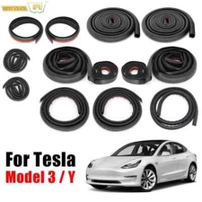 Tesla Model 3 Y Car Rubber Seal Strip Kit for Noise Reduction & Soundproofing