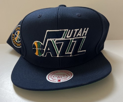 Cappello Berretto Mitchell & Ness Team Ground 2.0 Snapback New Orleans Jazz Snapback Blu - Foto 2 di 12